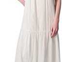 Lucky Brand Women's Lace Maxi Dress, Whisper White, XXL