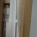 2 Inch Faux Wood Blinds with Valance Cordless Light Filtering Windows Horizontal Blinds for Living Room, Bedroom, Interior Door Windows,White,53" W x 36" H
