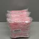 300PCS Disposable Sporks, Individually Packaged Plastic Spork for Cakes, Desserts, Ice Cream, Bread, Fork Spoon for Party, Wedding, Picnics, Buffet (Pink)