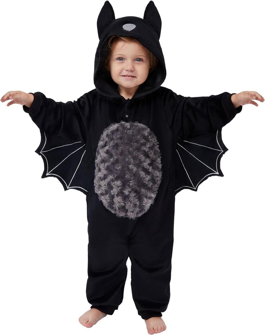Spooktacular Creations Halloween Baby Animal Costume, Toddler Hooded Jumpsuit for Baby Halloween Dress Up Costume Party (6-12 Months)