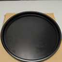 Round Black Metal Candlestick Tray, Decorative Serving Tray, Candle Holder Tray for Wedding Table, Dinning Table Decorations(11.5 inches)