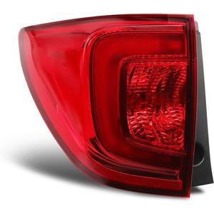 Outer Left Side Tail Light Assembly Compatible with Pilot 2016-2018 Rear Tail Lamp Taillight Driver 33550TG7A01 HO2804107