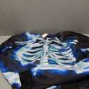 Morph Electric Skeleton Costume for Men, Adult Skeleton Jumpsuit, Halloween Skeletal Outfit for Men, XX-Large, Blue