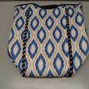 Neoprene Tote Bag for Women, Large Travel Beach Bag with Detachable Pouch, Stylish Lightweight Everyday Carryall, Medium