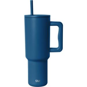 Simple Modern 40 oz Trek Tumbler with Handle and Straw Lid | Cup Holder Friendly Insulated Stainless Steel Travel Mug | Slumberland