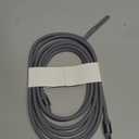 LISEN 10FT USB C Cable Fast Charging, Chubby 240W Cable USB C to USB C Fast Charging Soft Silicone USBC to USBC Parallel Cable for iPhone 17 Pro Max 16 15 Air Samsung S25 Ultra MacBook Pro Air iPad (Grey)