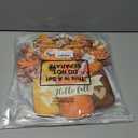 Geetery Thanksgiving Door Signs Vintage Hello Fall Front Door Decoration Autumn Gnome Sunflower Pumpkin Wooden Hanging Signs for Fall Home Front Porch