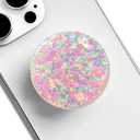 Stretchable Phone Stand, Suitable for Circular Foldable Phone Accessories for Mobile Phones and Tablets- Transparent Shine(Starlight Heart)