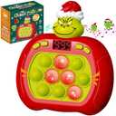 Upgraded Pop Push Game Toy for Kids, Quick Fast Push Pop Puzzle Handheld Game Light up Fidget Toy 8-12, Bubble Sensory Toys Christmas Stocking Stuffers Birthday Gifts for Kids Ages 3-12