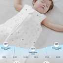 TotAha Toddler Sleep Sack 2T-3T-4T for Girl, 0.5 TOG Summer Light Sleeping Sacks, Soft Wearable Blanket Baby Sleep Bag with 2-way Zipper, GreenLeaf