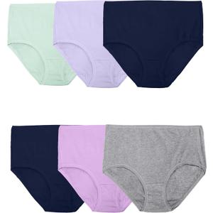 Fruit of the Loom Women's Plus Size Underwear Briefs, Fit for Me, Designed to Fit Your Curves