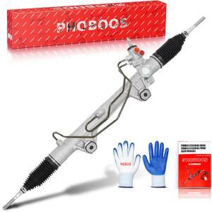 PHOBOOS Hydraulic Power Steering Rack and Pinion Assembly Compatible with Mitsubishi Pajero Montero Sport L200 Triton, New Unit, Leak-proof, Direct fit, Ref. 4410A603