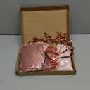 34TH Birthday Decorations Supplies, Burgundy And Pink Happy Birthday Paper Banner Sash Cake Topper Latex Glass Balloons Foil Number 34 Balloons Foil Curtains 16INCH Rose Gold