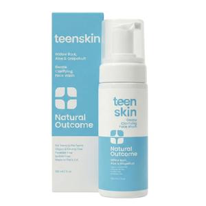 natural outcome Teen Skin Face Wash | Gentle Foaming Daily Boys & Girls Facial Cleanser Lotion | Natural Non-toxic Ingredients | For Teens, Preteens & Kids Looking to Prevent Acne | 5 oz