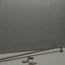 Antique Bronze Disc Curtain Rods, 48-84 Inches Window Curtain Rod,Adjustable Room Darkening Curtain Rod with Aluminum Finials and Brackets,Wrap Around Design 