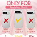 for Google Pixel 9 Pro XL Case - Women Girls Cute Cover Girly Aesthetic Kawaii Unique Design Teens Floral Flowers Heavy Duty Shockproof Protective Phone Case for Pixel 9 Pro XL 6.8 Inch