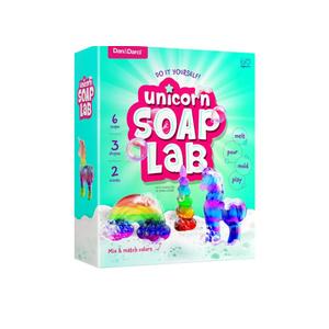 Dan&Darci Unicorn Soap Making Kit - Girls Crafts DIY Project Age 6+ Year Old Kids - Unicorn Girl Birthday Gifts - Science Activity Teenage Gift - Make Your Own Soap - Craft Toys Ages 6 7 8 9 10 11 12