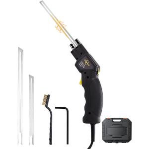 180W Electric Hot Knife Foam Cutter Tool - Adjustable Temperature 300F-1000F with 2 Blades(6" and 8") for EPS/XPS/EVA/Styrofoam Cutting, Air Cooling & 10ft Cable for Smooth DIY & Professional Use