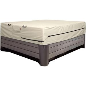 Porch Shield 600D Waterproof and Fade Resistant Outdoor Hot Tub Cover 80 x 80 inch fit 79 x 79 or 78 x 78 or 77 x 77 Square SPA Cover Protector