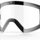 ZIONOR Ski Goggles Lens, X11 100% OTG Snow Goggles Detachable Lens for Men Women Adult (A2-clearlens Vlt86%)