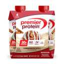 Premier Protein Shake, Cinnamon Roll, 30g Protein, No Added Sugar, 24 Vitamins & Minerals to Support Immune Health, 11 fl oz, 4 Pack (EXP 12/15/26)