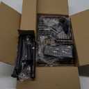 KEGII Corner Shower Caddy Tension Pole - Shower Tension Rod Organizer, Floor to Ceiling Shower Caddy 25-114.2 inch, Towel Rack Corner Waterproof, Black