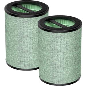 True HEPA Filter Replacement Compatible with WYZE Smart Air Purifier, 4-in-1 High-Efficiency H13 HEPA Air Filter, Standard Filter, 2 Pack