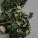Zeyune 2 Pack 12 Inch Wedding Artificial Mini Rose Bouquet White Silk Flowers Bunches Bulk Fake for Wedding Bridal Christmas Home Office Garden Parties Decoration