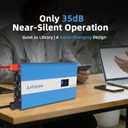 3080W Pure Sine Wave Power Inverter - 30dB Ultra Quiet, 9000W Surge, Game-Changing Design | 12V to 120V AC Converter for Home, RV, Camping, Off-Grid & Outdoor Adventures