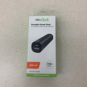 CELLCANDY Portable Power Pack 1800 mAh 2Pack
