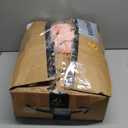 36 Pcs Sleepover Party Supplies for Girl Spa Slumber Birthday Favors Throw Blanket Pillow Eye Mask Headband Scrunchies (Solid Color,Macron Color)