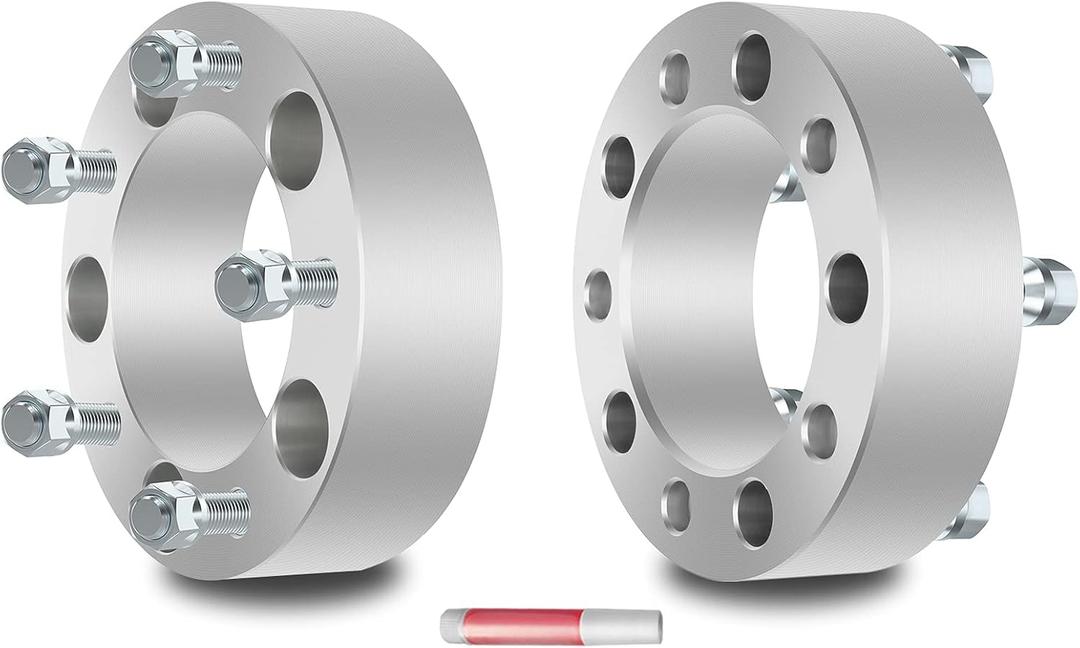 ECCPP 2PCS 5 Lug 2 inch Wheel Spacers 5x5.5 to 5x5.5 5x139.7mm 5 lug fits for 2003-2006 for Ford E-150|1992-2002 for Ford E-150 Econoline| 1996-2001 for Ram 1500 Van