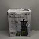 Cold Press Juicer, 5.8" Wide Feed Chute Juice Extractor Machine with 400W, High Juice Yield, Slow Masticating Juicer for Whole Vegetables & Fruits, Dark Grey