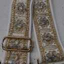 ALLZEDREAM Purse Strap Crossbody Replacement Handbag Shoulder Bag 2" Wide Adjustable Embroidered Lace Sequins
