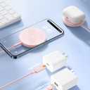 Magnetic Wireless Charger Fast Charge Strong Magnet Charging Pad for iPhone 17/16/15/14/13/12 - Series&AirPods Pro 4-2, Daul Ports, Case-Friendly, Ultra-Slim & Portable for Travel Nightstand Desk