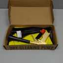 Car Cleaning Gun Kit, Interior Car Detailing Tools with Nozzle and Dusting Brush, Air Blower for Car Detailing, Car Detailing Air Gun, Air Blower Gun for Car Dry Cleaning 