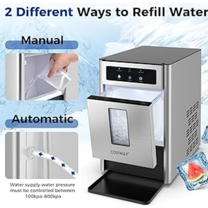 Nugget Ice Maker Countertop, 40 Lbs/24H Soft