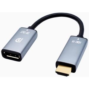 CORN HDMI to DisplayPort Adapter 4K@60Hz High Speed HDMI Male to DP Female Converter Cable Compatible for PC Graphics Card Laptop Mini NS PS5/4 Xbox One/360