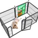 FXW Rollick Unleashed Dog Playpen for Indoor, Yard, RV Camping, 24 inch 6 Panels for Small and Puppy DogsPatented