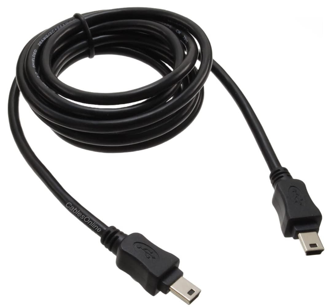 6ft CablesOnline USB 2.0 Mini-B 5-Pin to Mini-B 5-Pin Male/Male Cable, USB2-5506