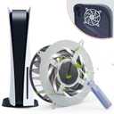 Internal Cooling Fan Replacement for Sony PlayStation 5 PS5 23 Blades Fan 17 Blades Fan Cooler PS5 CPU Cooling Fan with T8 Screwdriver