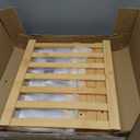 2-Tier Bamboo Shoe Rack for Entryway, Bamboo Wood Shoe Organizer for Hallway Closet, Free Standing Shoe Racks for Indoor Outdoor