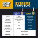 3 x Liquid Nails - 414607 LN-907 Extreme Heavy Duty Construction Adhesive (LN-907) 10 oz (White)