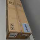 Veken 55 Inch Large Electric Standing Desk,Sit to Stand Up, Heights Adjustable, Work Home Office Computer Table for Study, Walking Pad, Writing, and Games, Wooden Desktop Desks, White