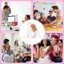 Sumind 12 Set Thank You Tag Phone Charms Beach Party Employee Appreciation Gift for Women Sister Gift Bulk, Wedding Organza Bag Shell Beaded Camera Wrist Strap Lanyard Favor for Guest Baby Shower