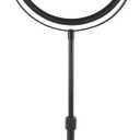 Nicesail Higher Taller Tabletop Makeup Mirror of 8 Inch, 5X Magnified Makeup Mirror Countertop Standing, Height Adjustable, Double Sided Mirror in Matte Black (8 Inch, 5X) (No Light-black)