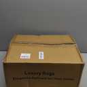 Area Rugs for Living Room Washable Living Room Rug Soft Neutral Indoor Floor Carpet Non-Slip Stain Resistant Modern Boho Rugs for Bedroom Dining Room Kids Room Nursery Office Home Dark Brown (6' x 9' (Rectangular))