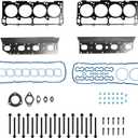 KAX HS26423PT, ES72200 Head Gasket Kit/Set Fit for 2009-2020 Chrysler 300 5.7l, 2009-2020 Challenger/Charger/Durango, 2009-2010 Ram1500/Ram2500,Cherokee for 5.7L Engine with RTV Adhesive and Bolts