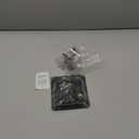 Rear Ceramic Disc Brake Pads Set for Honda Civic 2002-2015, Accord 1991-2007, S2000 CR-Z Prelude, for Acura CL TL ILX TSX RSX Integra Vigor, for Suzuki SX4 Kizashi, 4PCS(With Hardware)