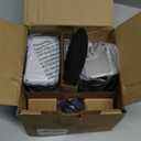 UME 19W LED Flood Light Motion Sensor Outdoor, 2 Adjustable Head, 2000LM, 5000K, IP65 Waterproof, Dusk to Dawn Security Light with Photocell for Exterior,Outside,Garage,House(Black) (1pack)